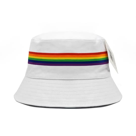 Pride Rainbow Stripes Adult Bucket Hat by Celebrate It™